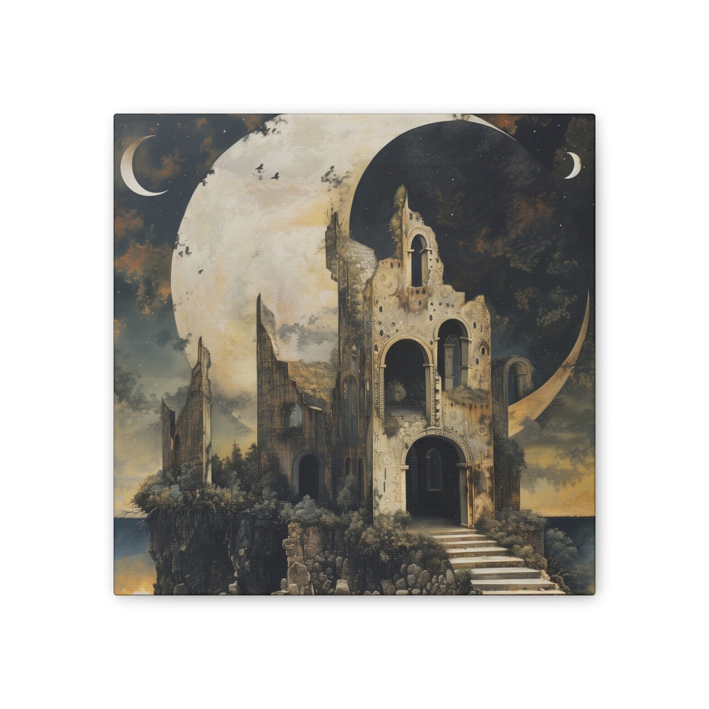 Night's Castle  - Canvas Stretched, 0.75"