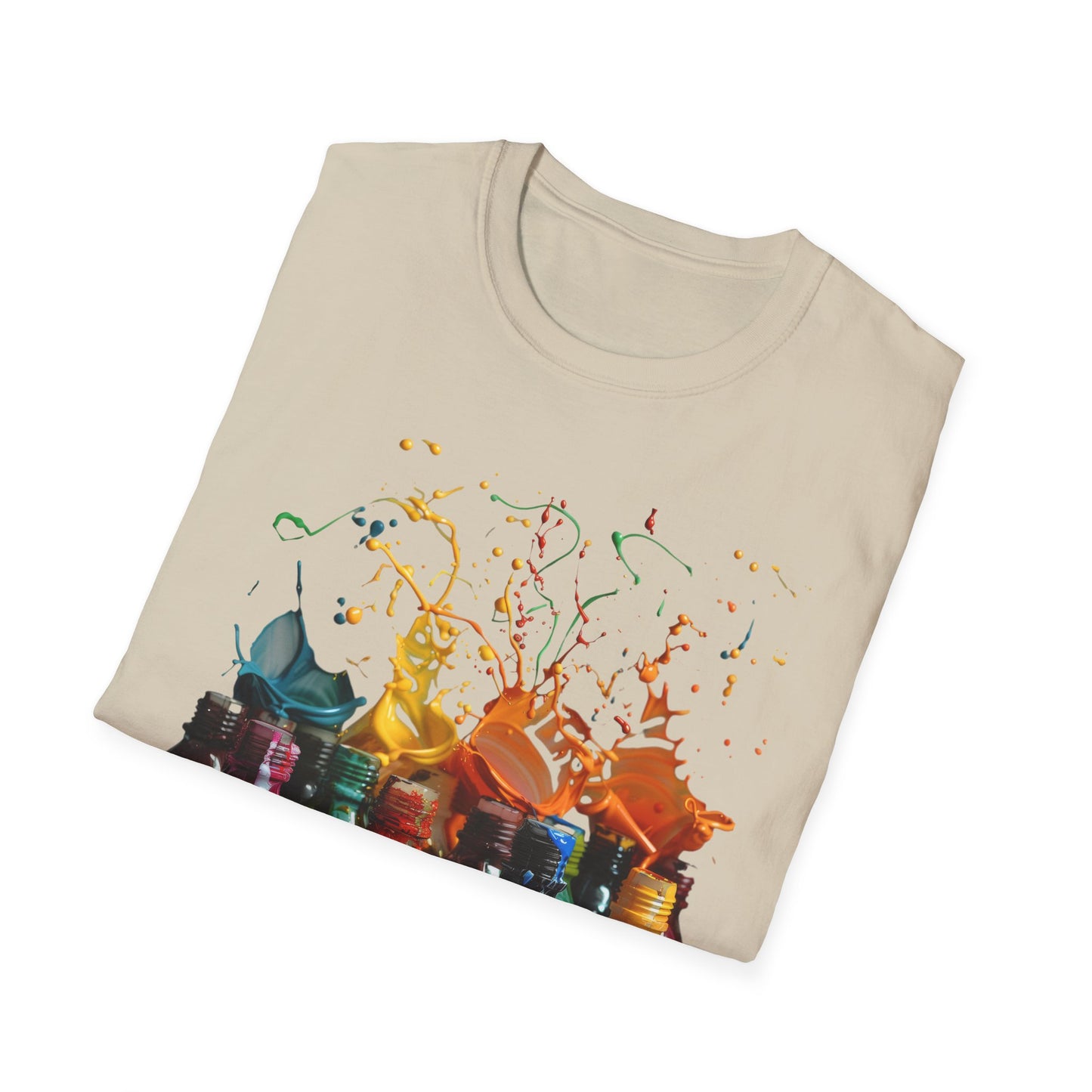 Paint Spill - Unisex Softstyle T-Shirt