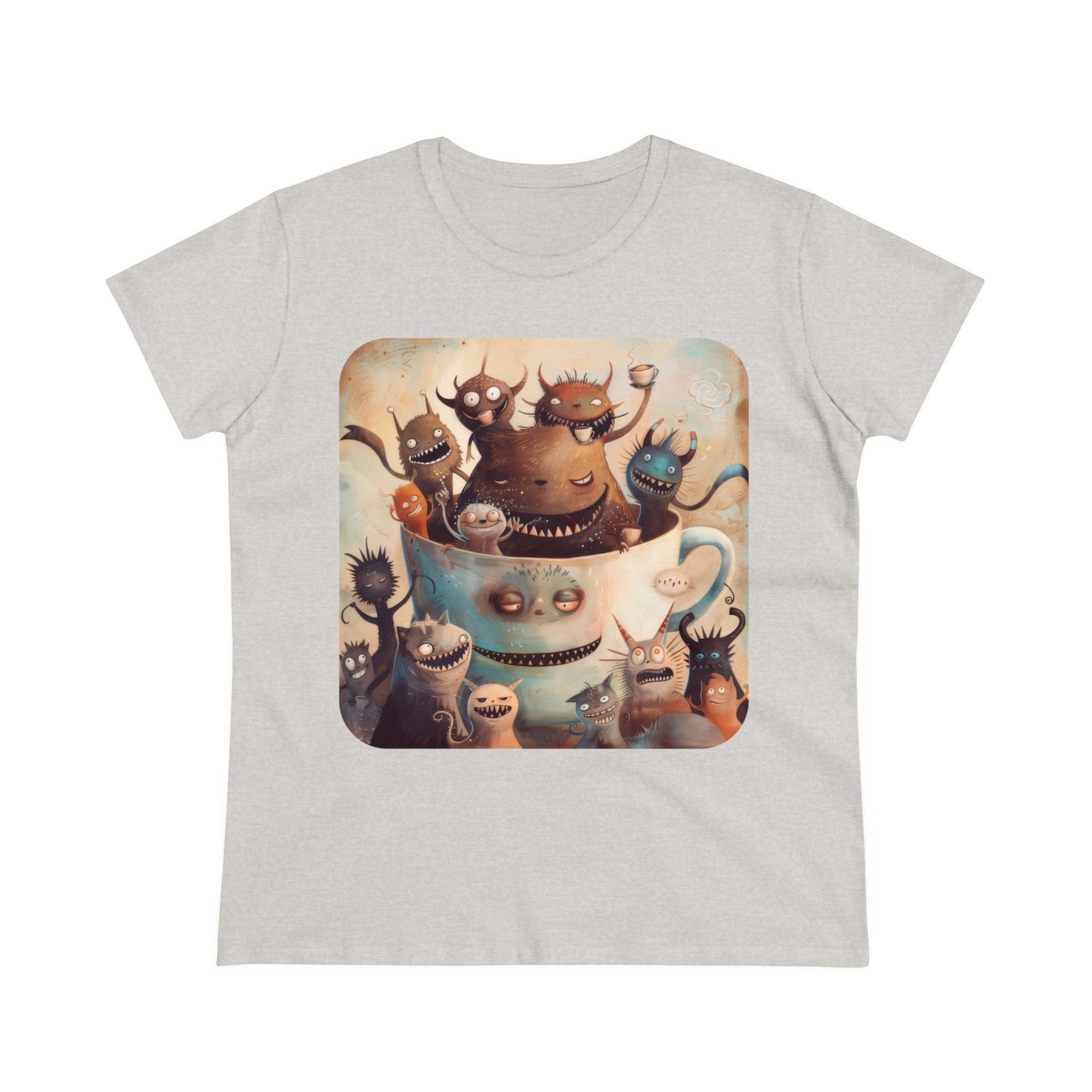 Coffee Critters - Women's Midweight Cotton Tee