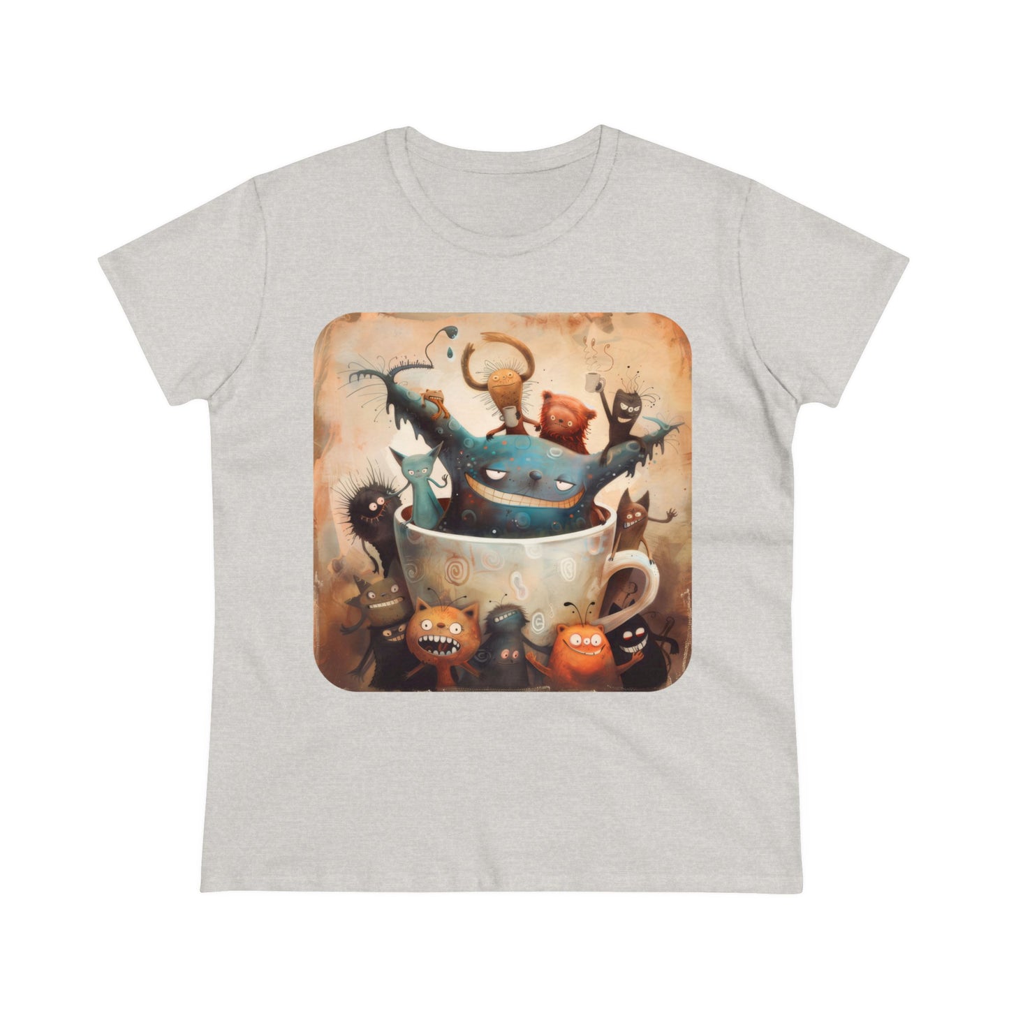 Coffee Critters - Women's Midweight Cotton Tee