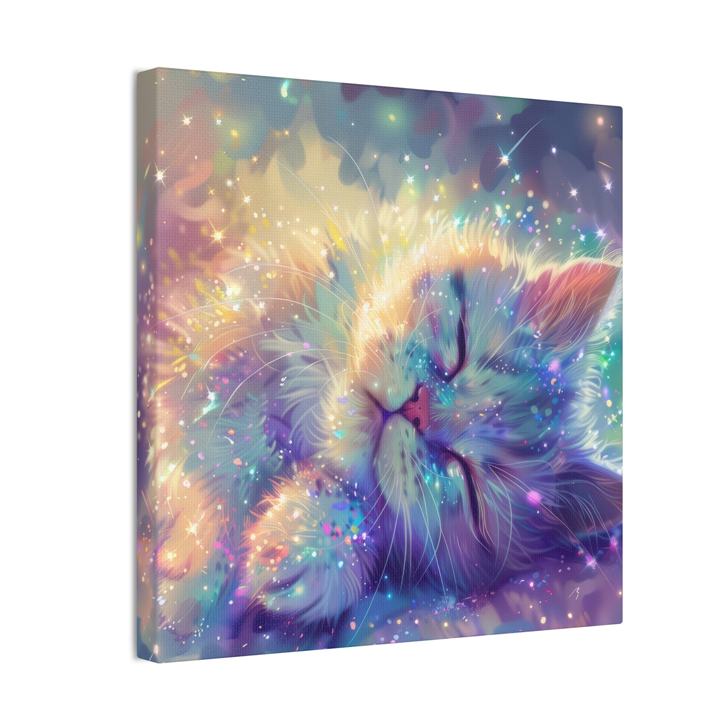 Sparkly Kitties - Canvas Stretched, 0.75"