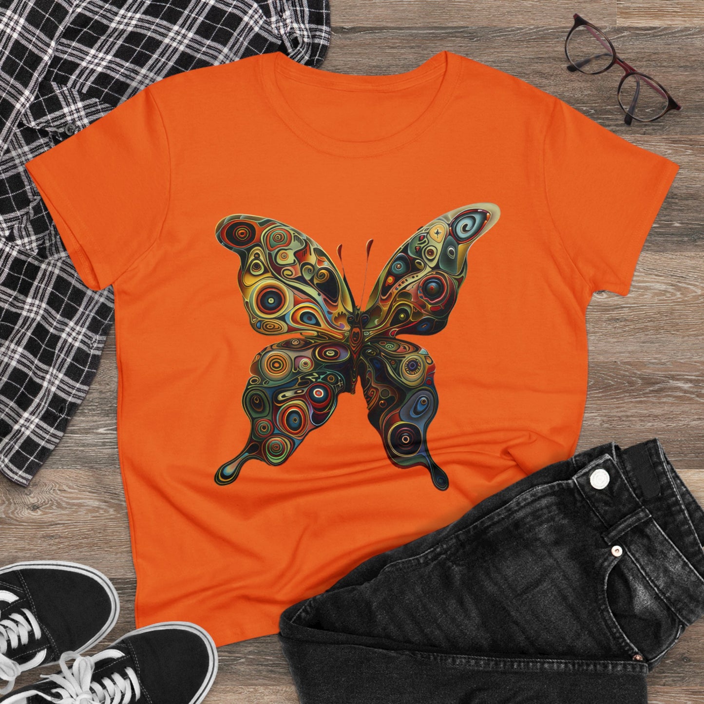 Butterfly - Women's Midweight Cotton Tee