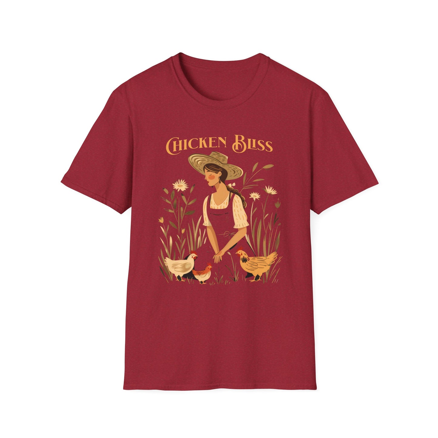 Chicken Bliss - Unisex Softstyle T-Shirt