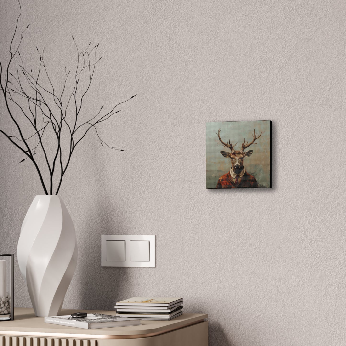 Dapper Deer - Canvas Stretched, 0.75"