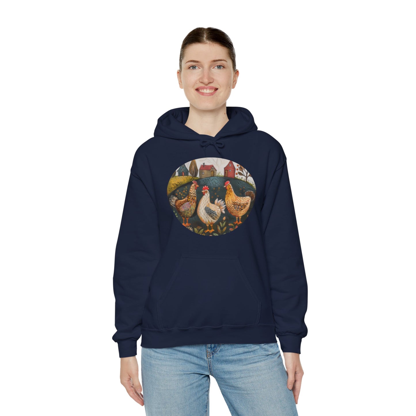 Chickens - Unisex Heavy Blend™ Hooded Sweatshirt