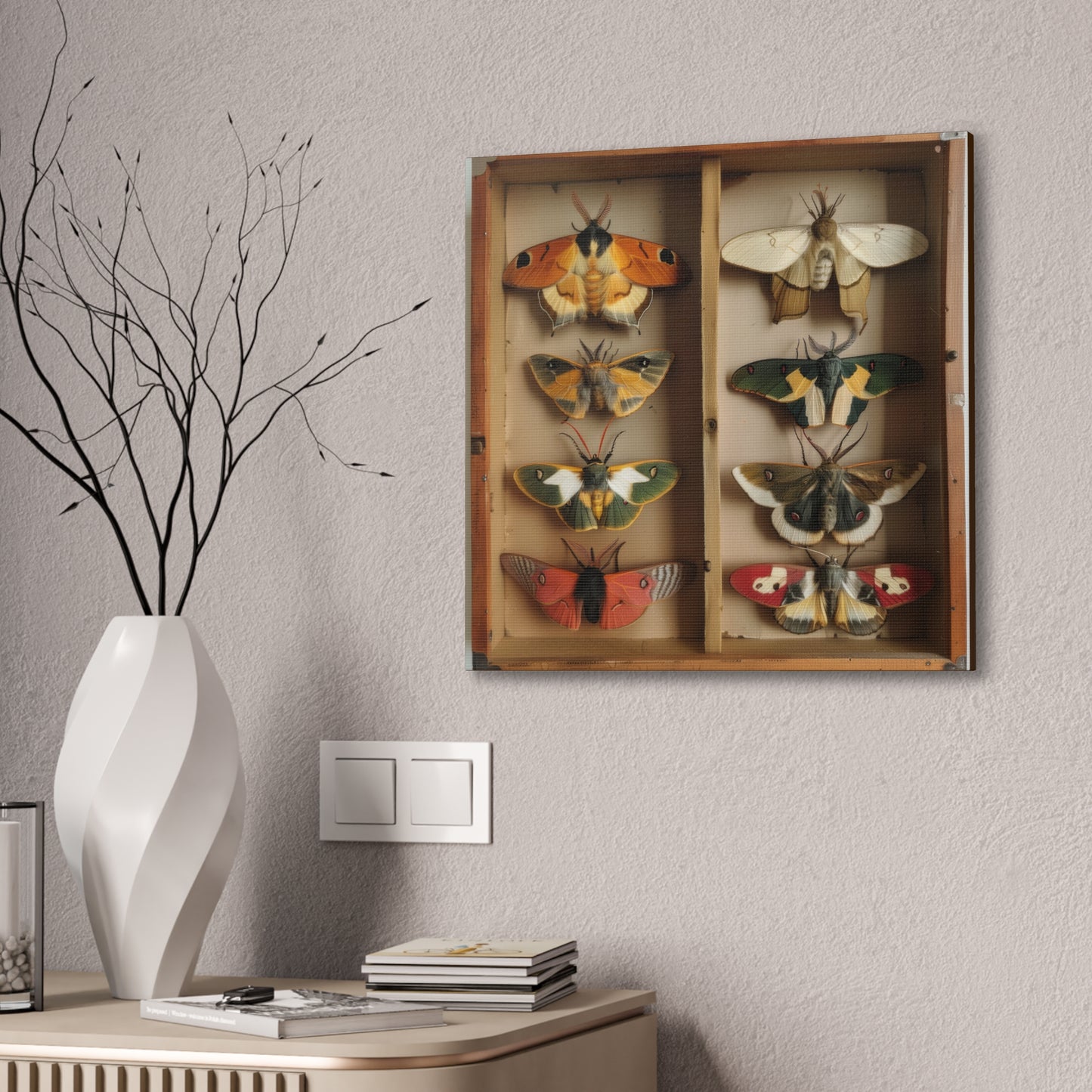 Moth Collection - Canvas Stretched, 0.75"