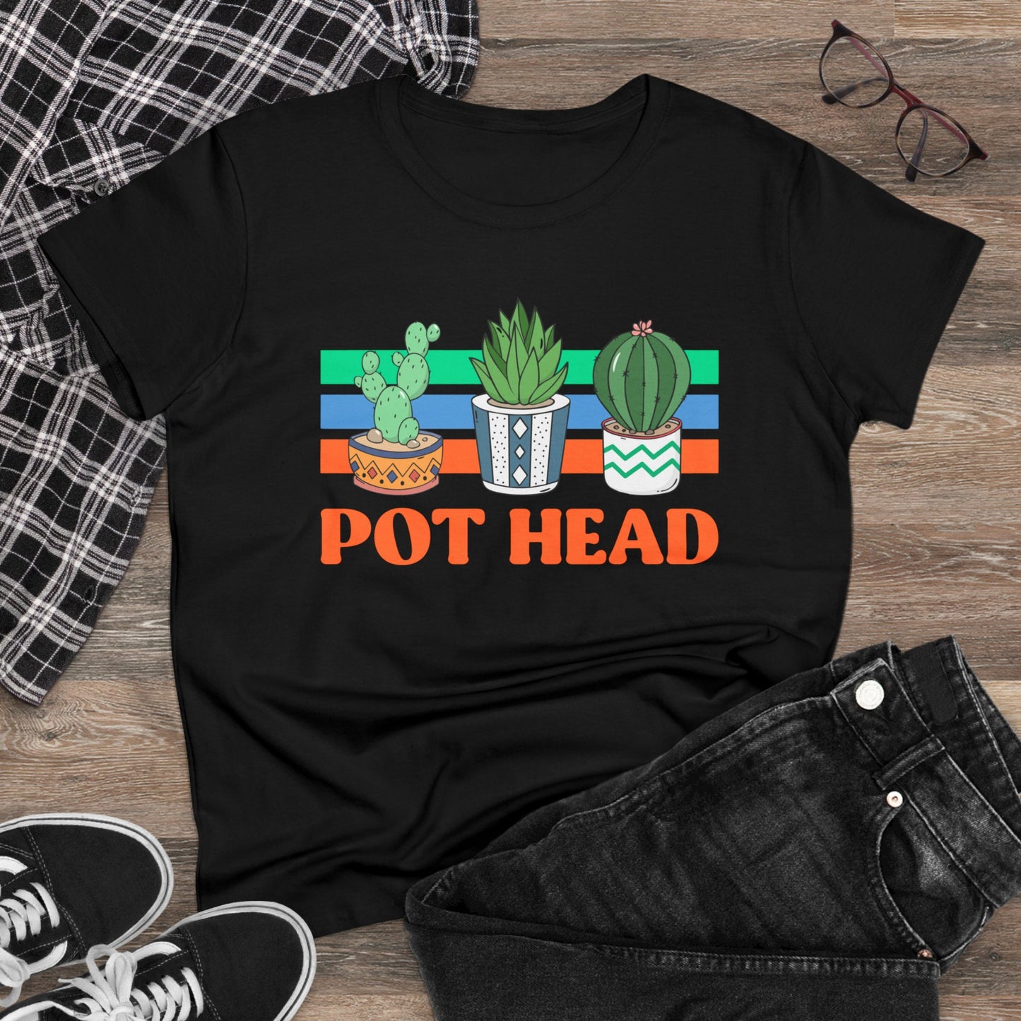 Pot Head - Gardening - Women's Midweight Cotton Tee