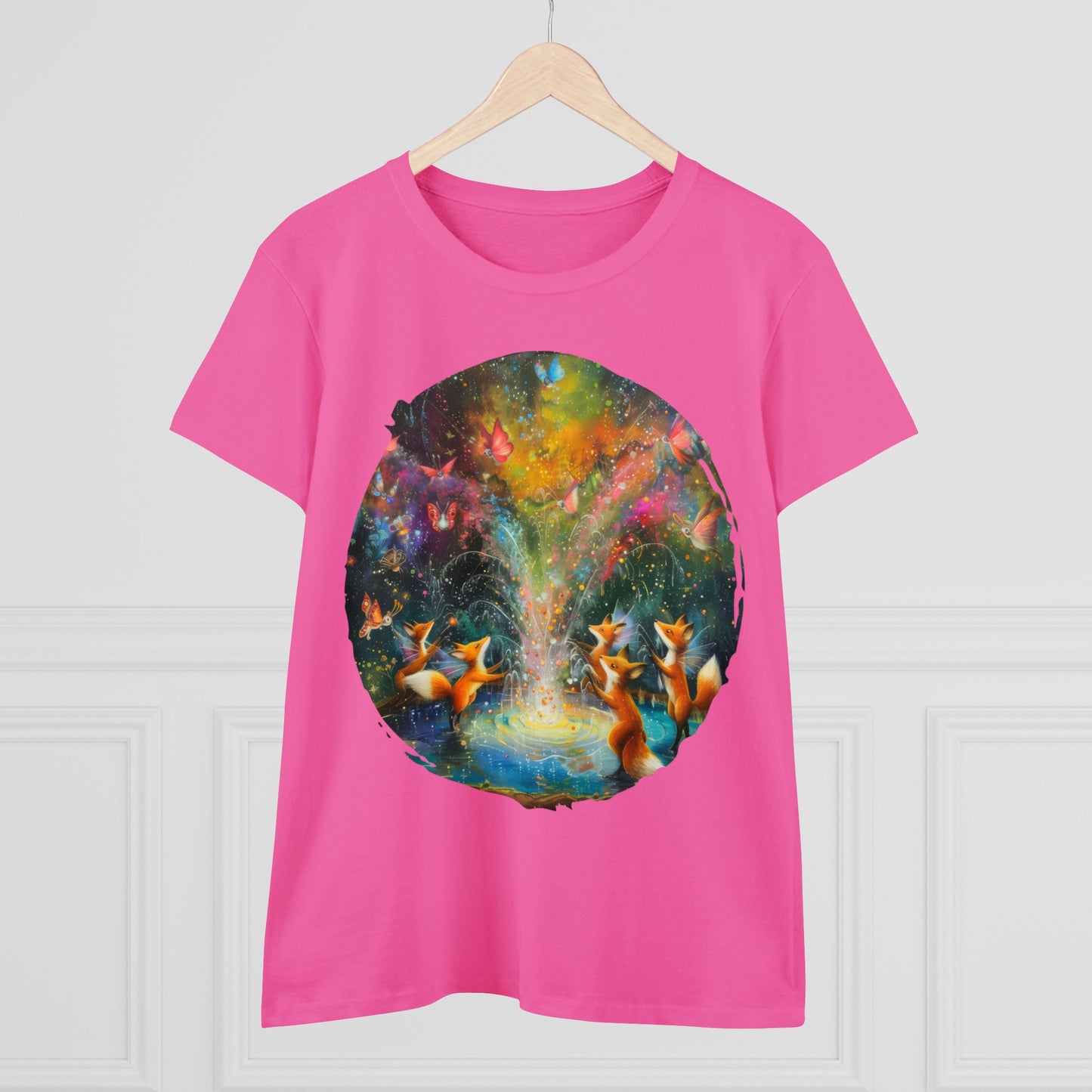 Fairy Celebration - Fantasy - Women's Midweight Cotton Tee