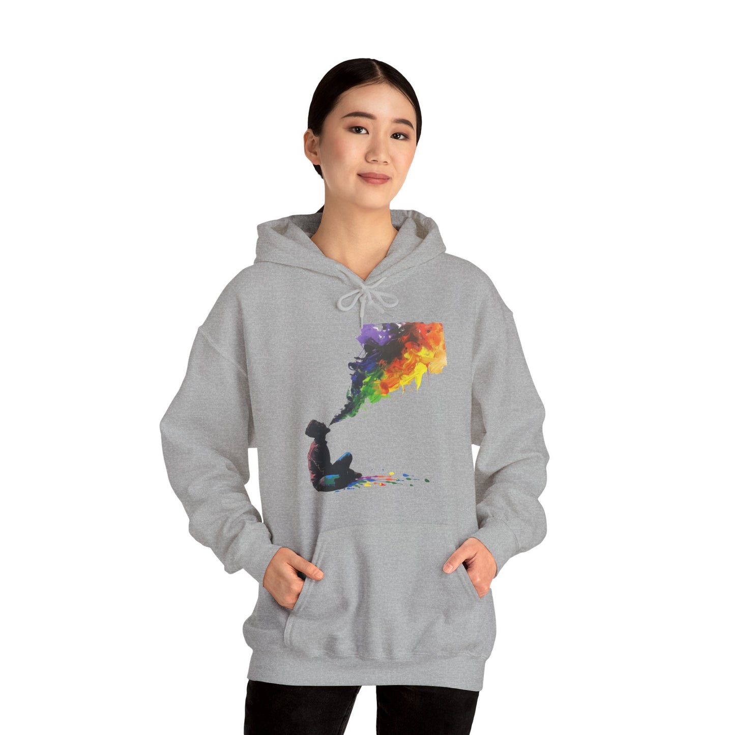 Rainbow Breath - Unisex Heavy Blend™ Hooded Sweatshirt