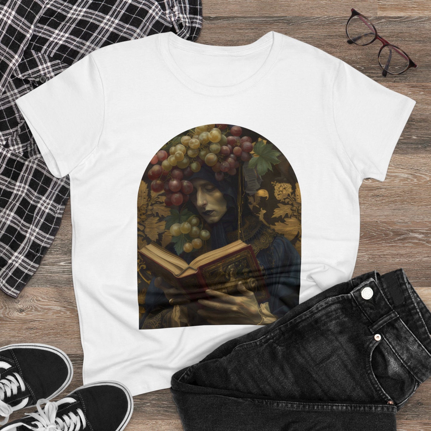 Solemn Reading - Fantasy - Women's Midweight Cotton Tee