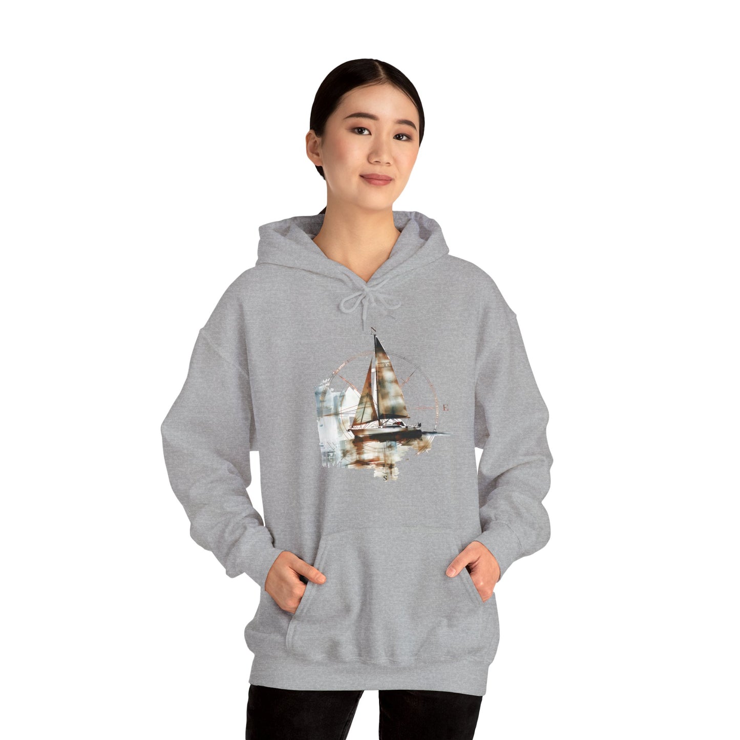 Sailing - Unisex Heavy Blend™ Hooded Sweatshirt