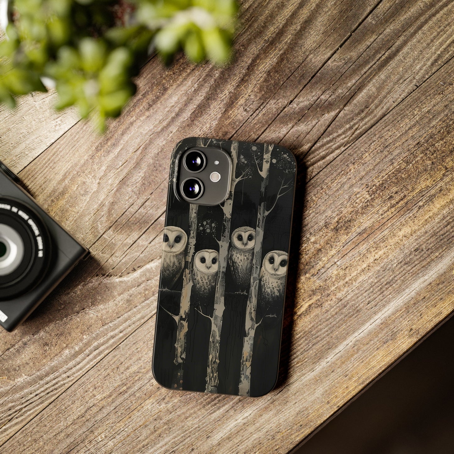 Owls at Night Phone Case