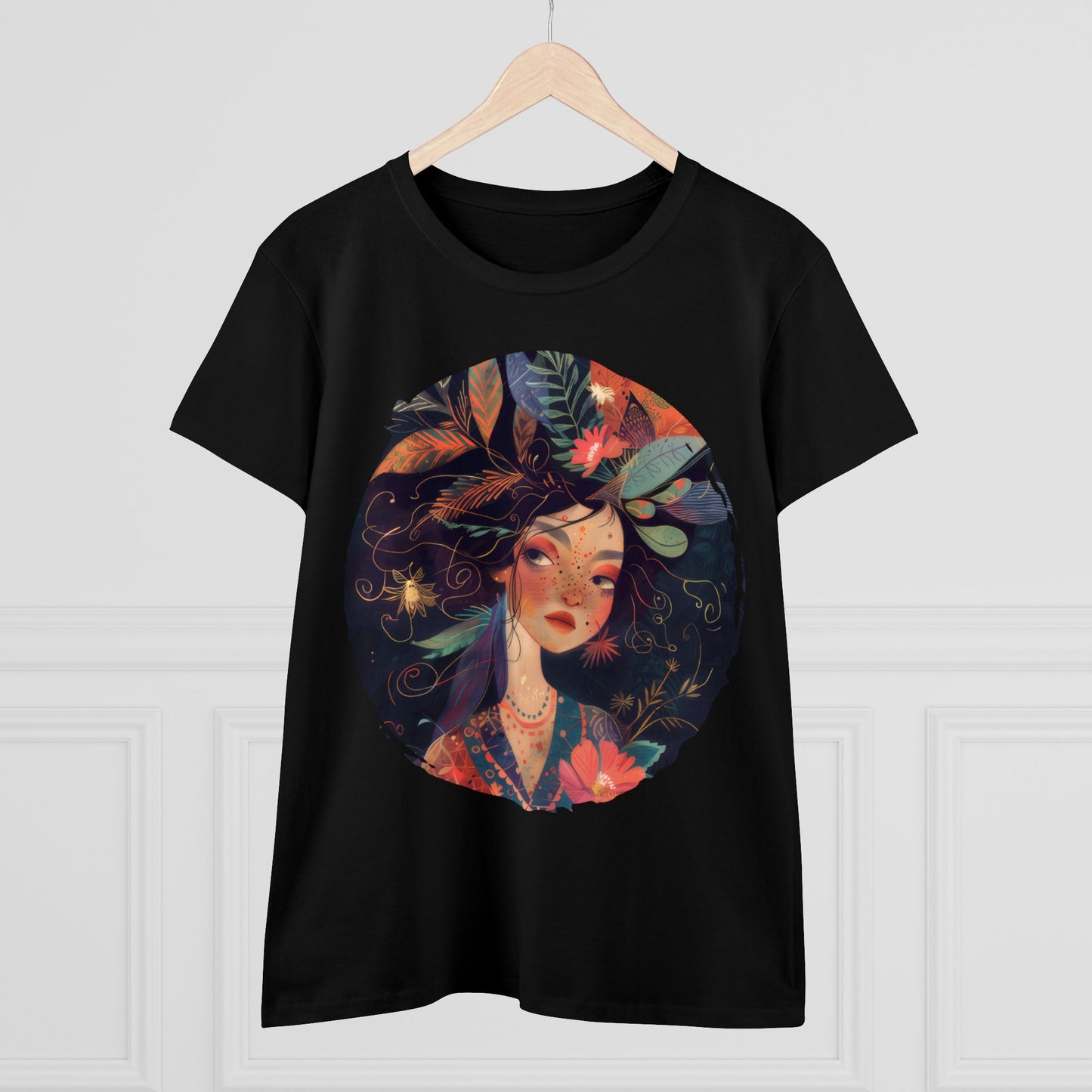 Flower Girl - Women's Midweight Cotton Tee