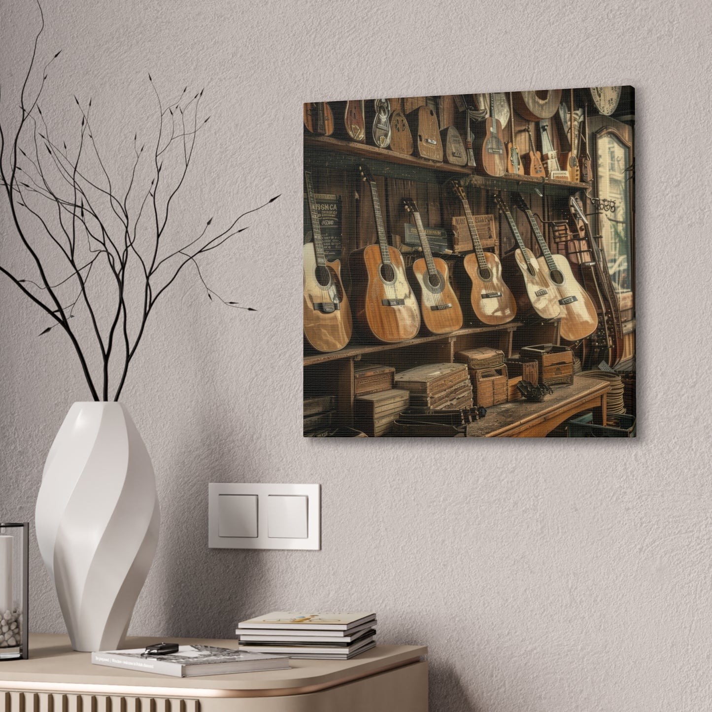 Luthier Shop - Canvas Stretched, 0.75"