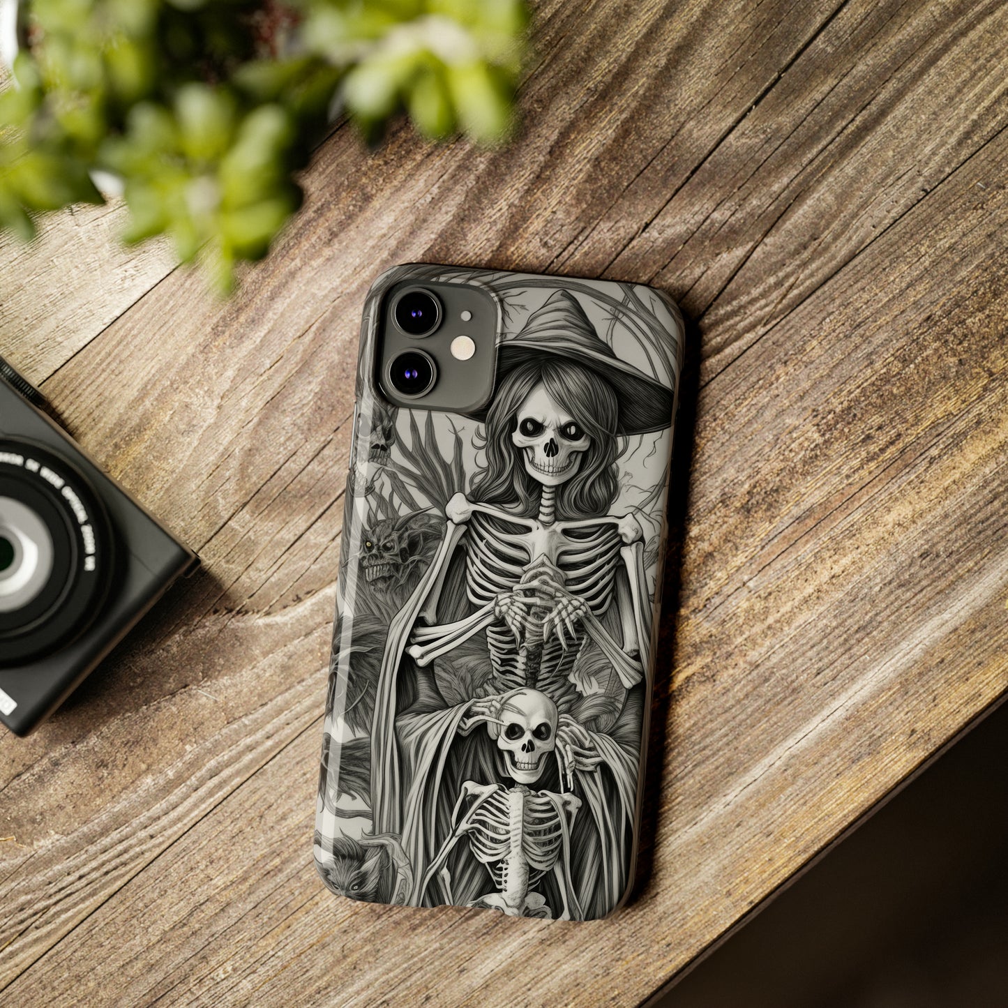 Skeleton Witch - Phone Case