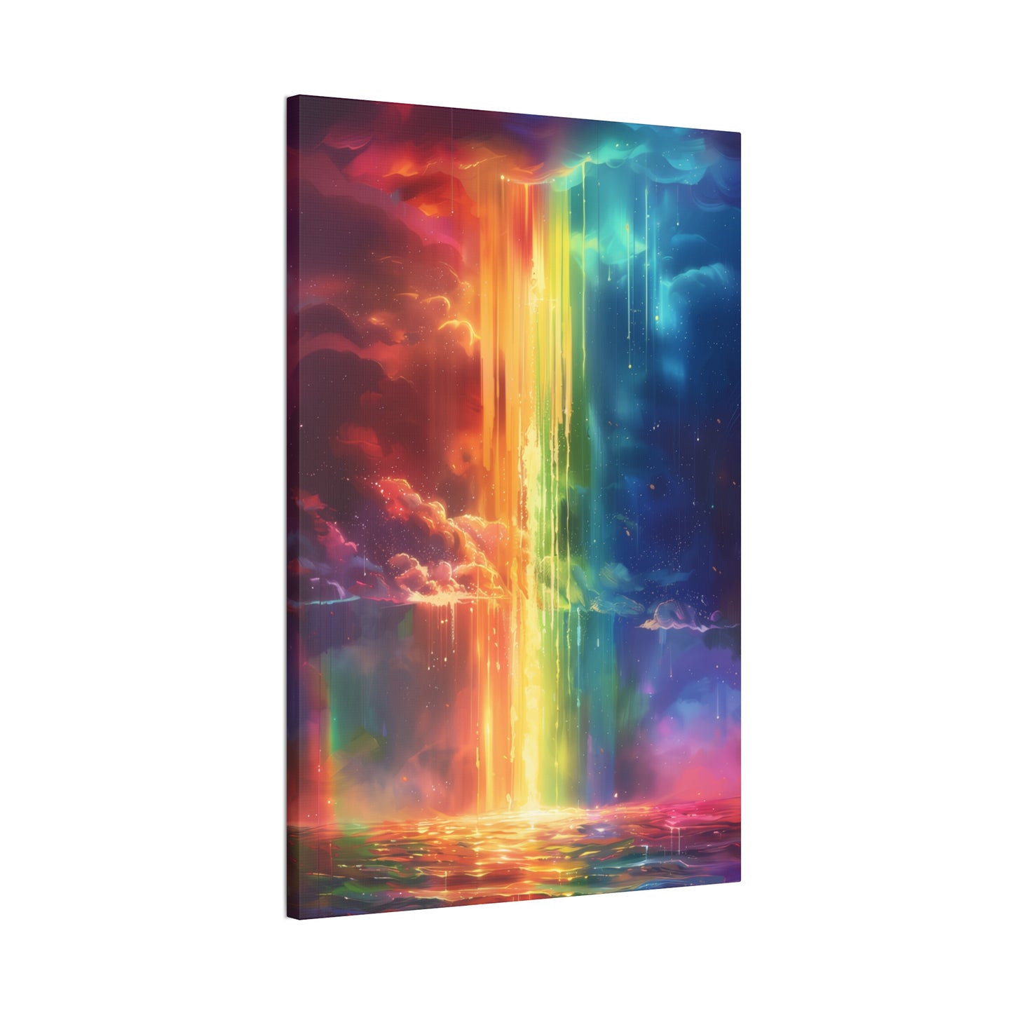 Rainbow Storm - Canvas Stretched, 0.75"