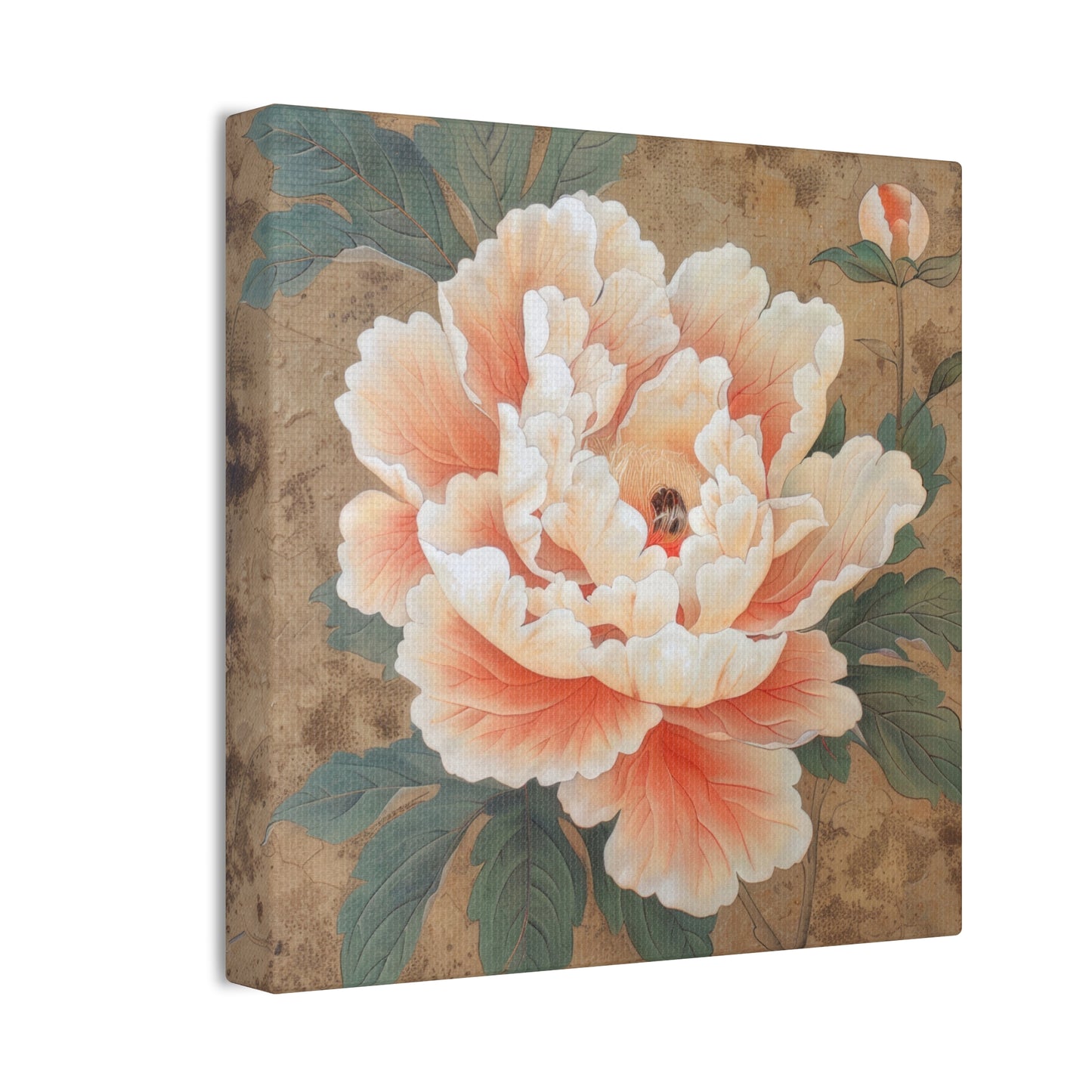 Peony - Canvas Stretched, 0.75"