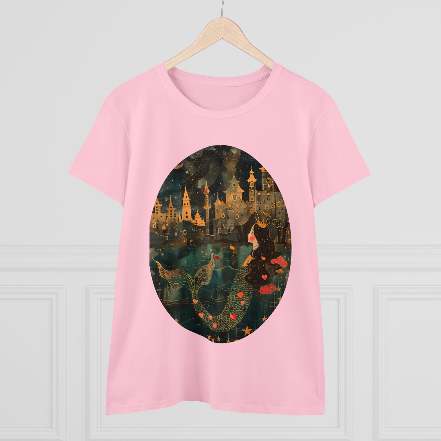 Mermaid - Fantasy - Women's Midweight Cotton Tee