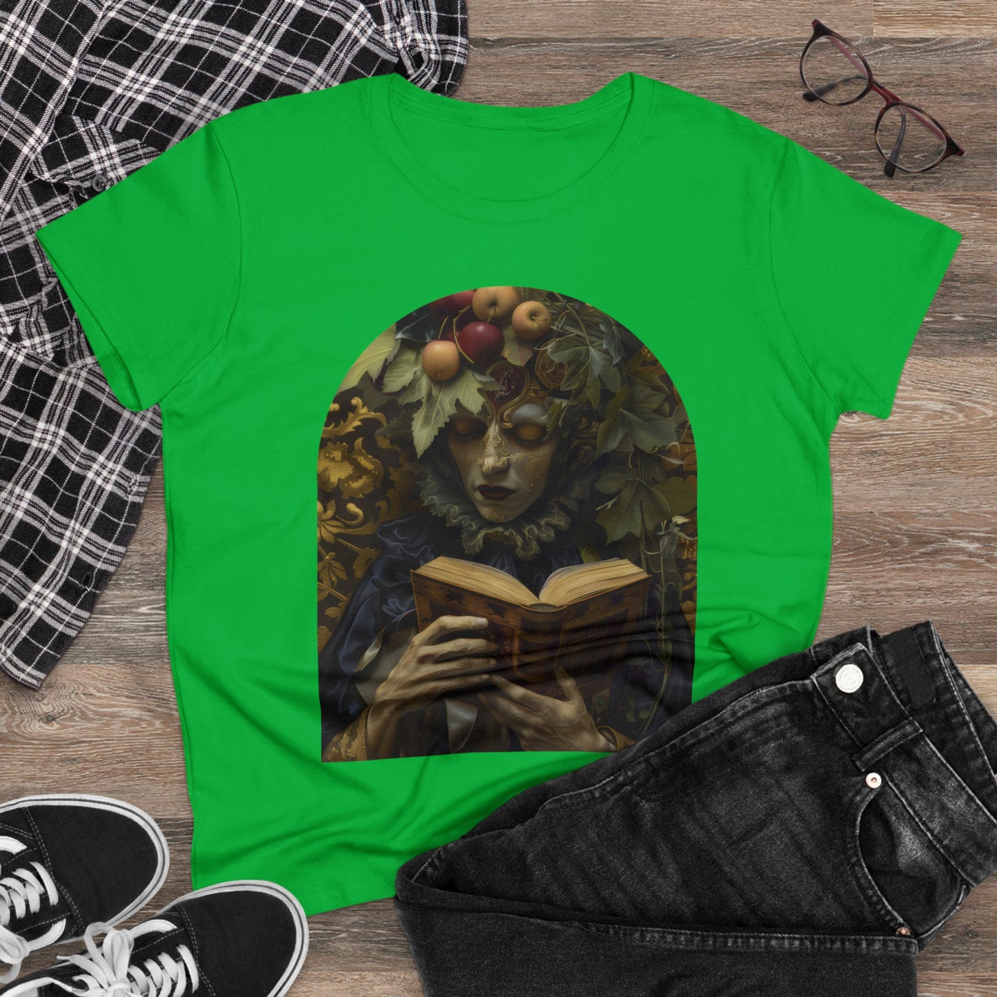 Solemn Reading - Fantasy - Women's Midweight Cotton Tee