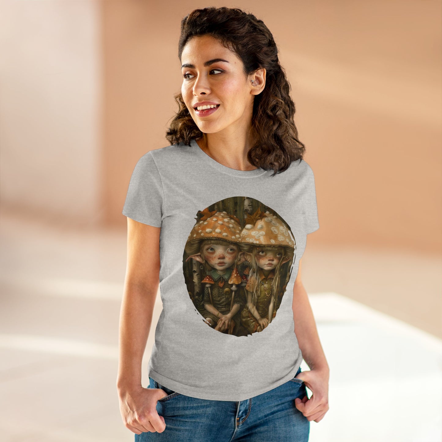 Elves - Fantasy - Women's Midweight Cotton Tee