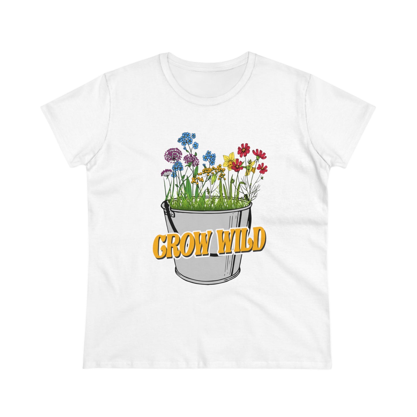 Grow Wild - Gardening - Women's Midweight Cotton Tee