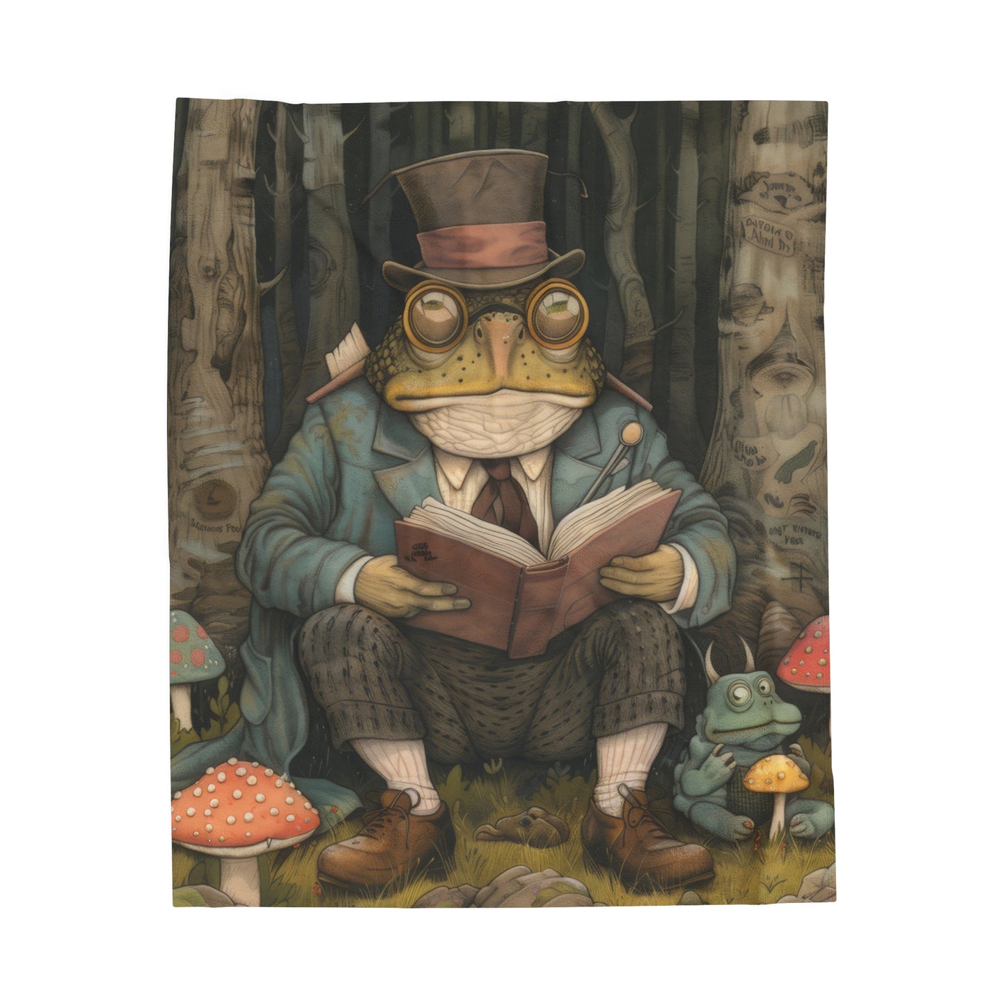 Mr. Toad - Velveteen Plush Blanket