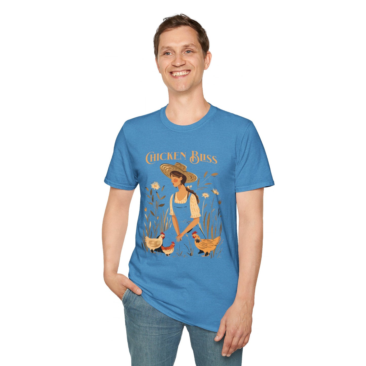 Chicken Bliss - Unisex Softstyle T-Shirt