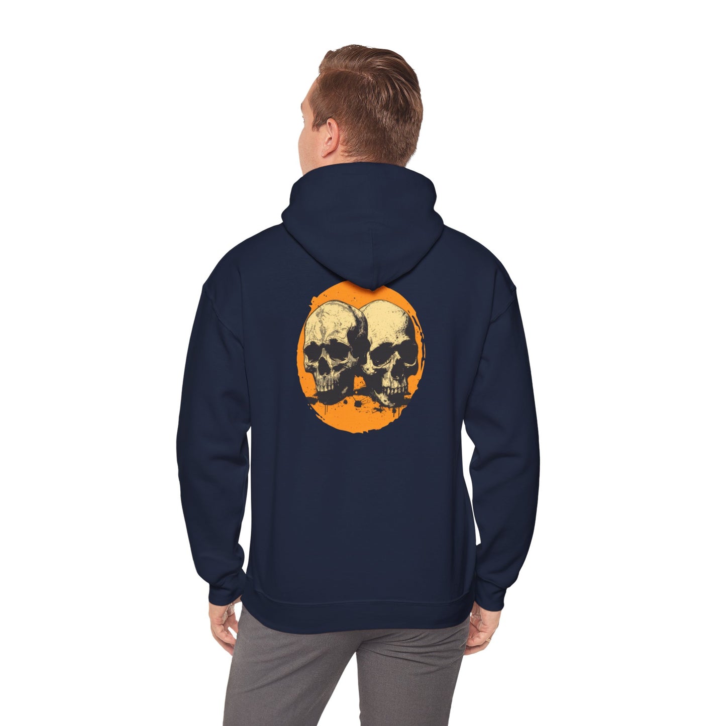 Skulls and Orange - Unisex Heavy Blend™ Hooded Sweatshirt