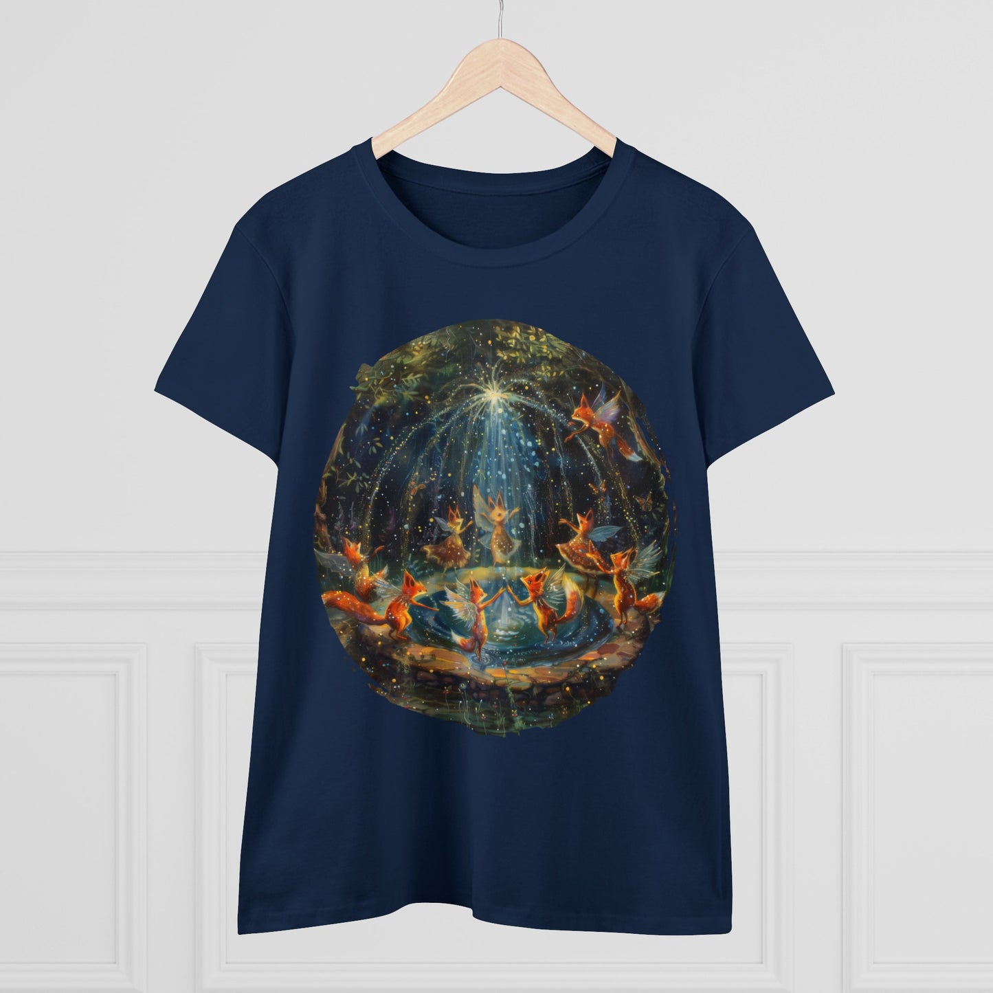 Fairy Celebration - Fantasy - Women's Midweight Cotton Tee