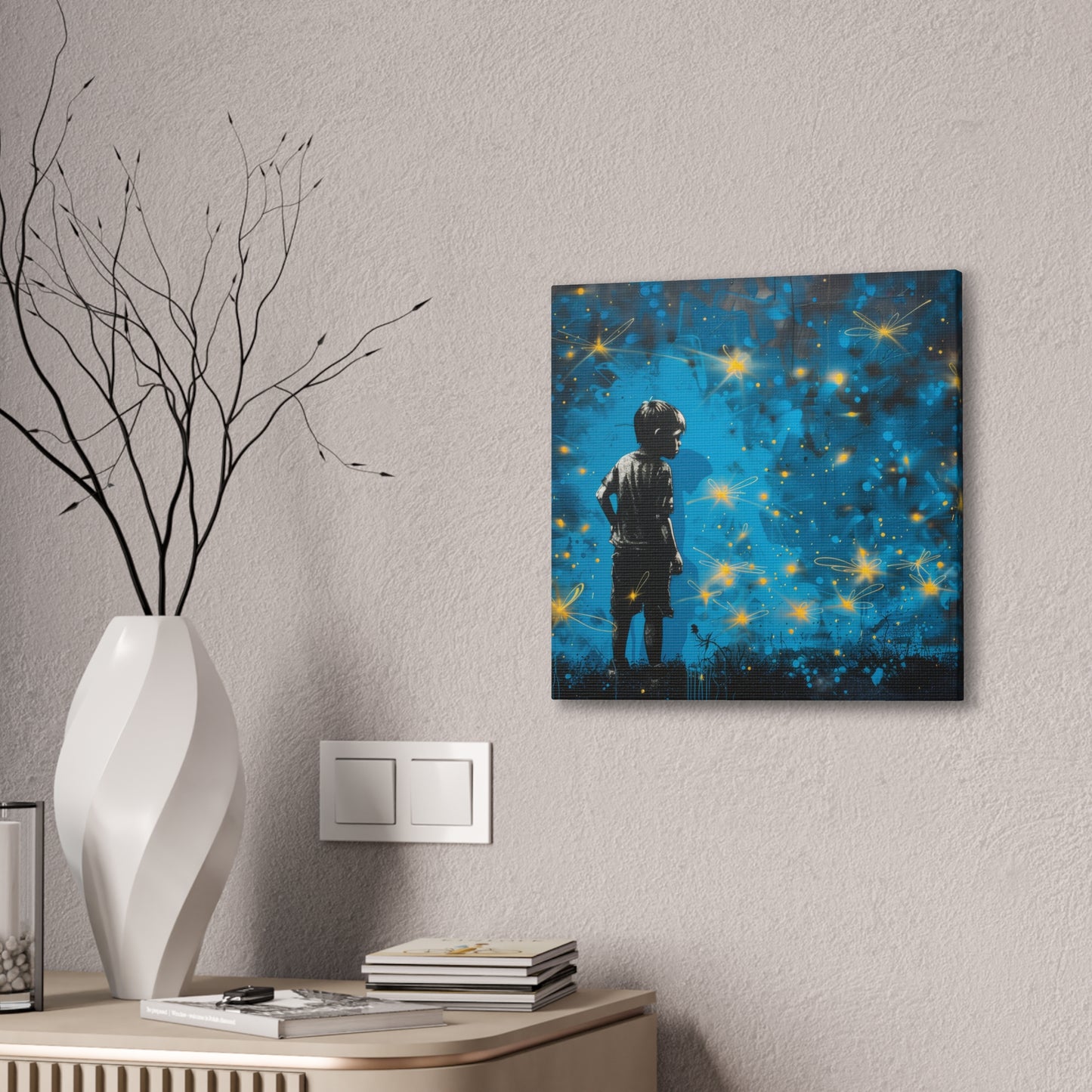 Fireflies - Canvas Stretched, 0.75"