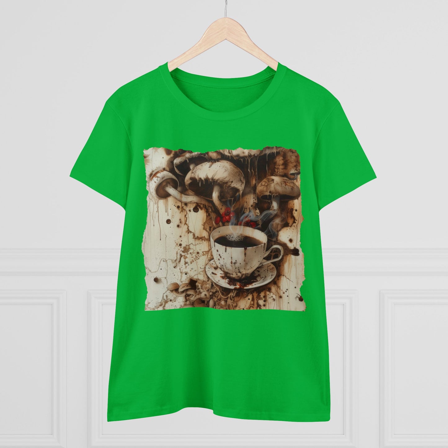 Organic Coffee - Women's Midweight Cotton Tee