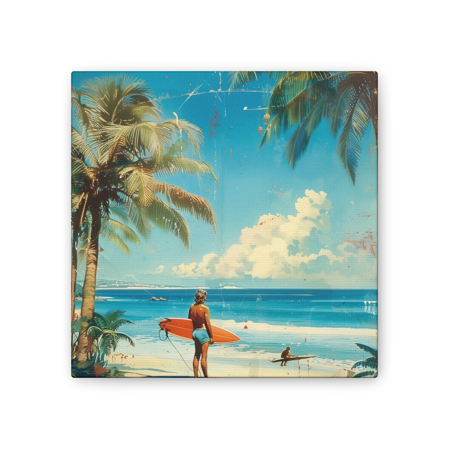 Surf Morning - Canvas Stretched, 0.75"