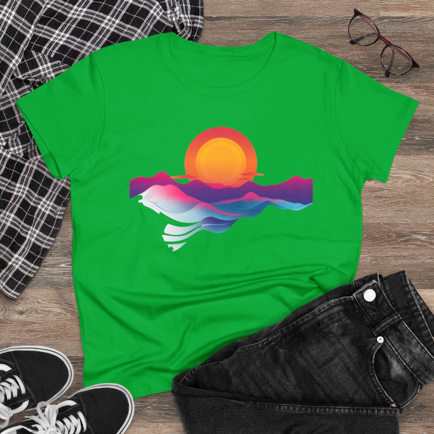 Sunrise - Women's Midweight Cotton Tee