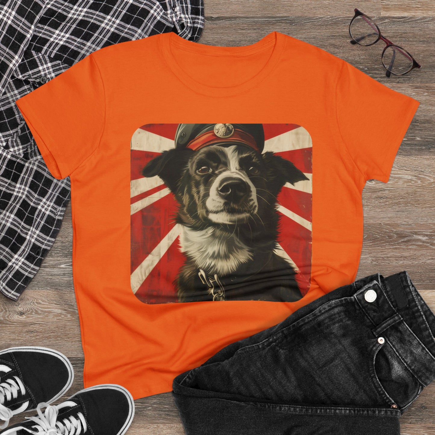 Comrade Canine - Women's Midweight Cotton Tee