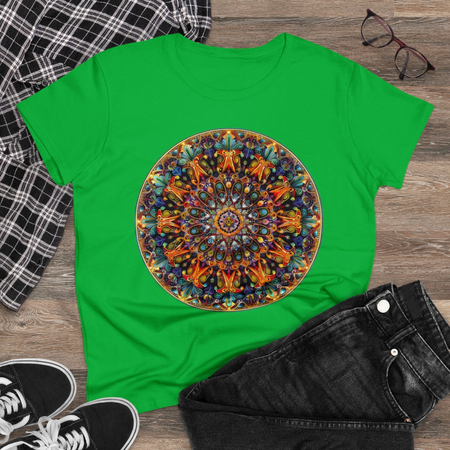 Mandala - Women's Midweight Cotton Tee