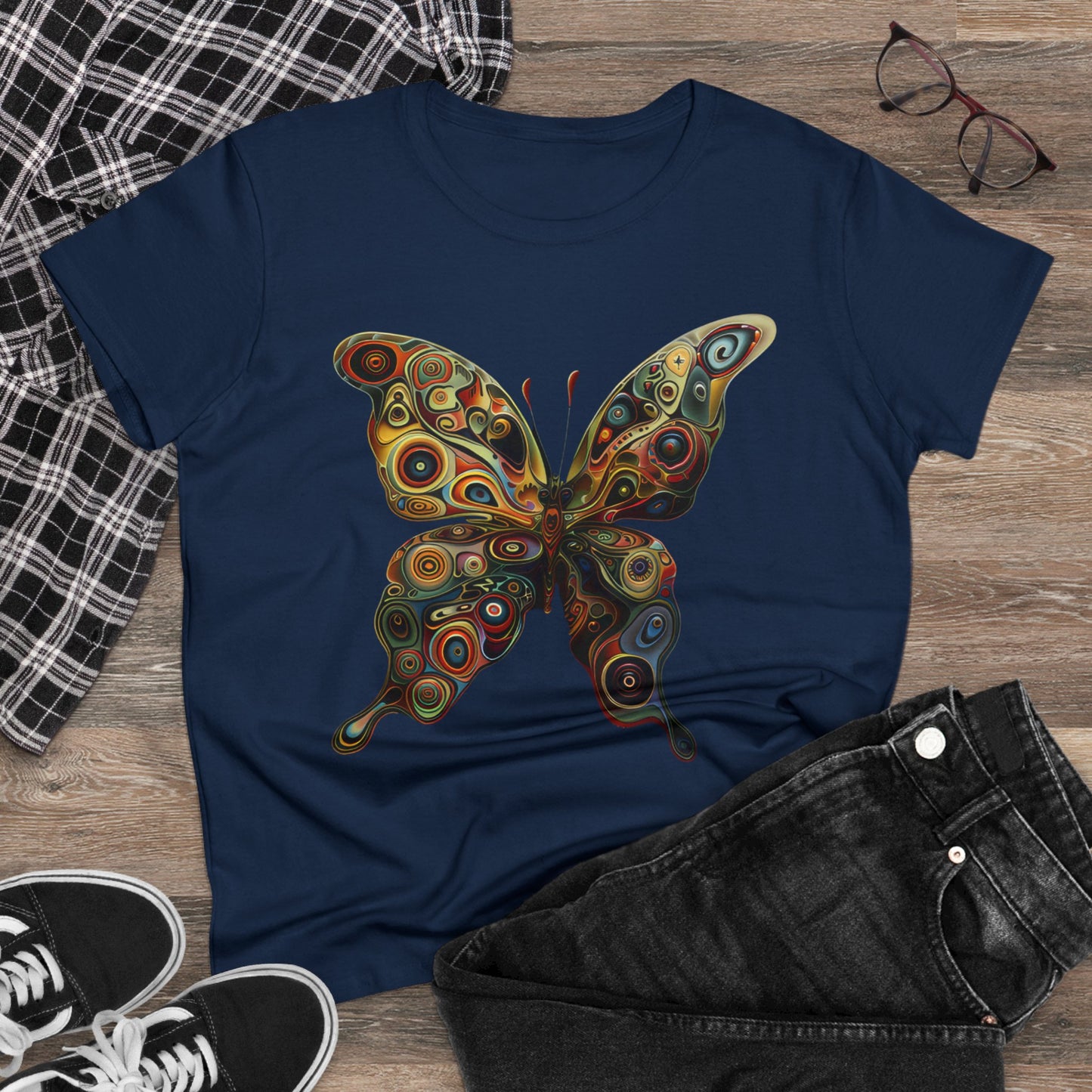 Butterfly - Women's Midweight Cotton Tee