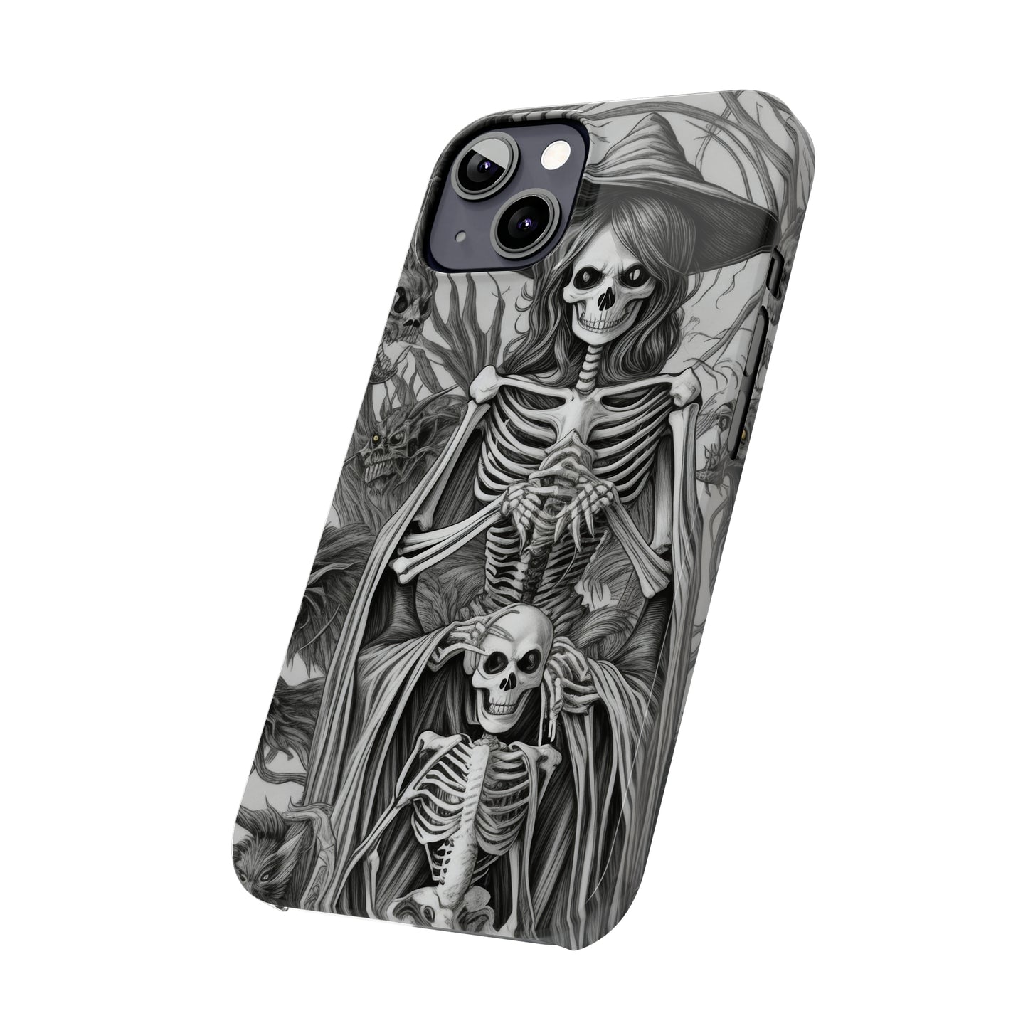 Skeleton Witch - Phone Case