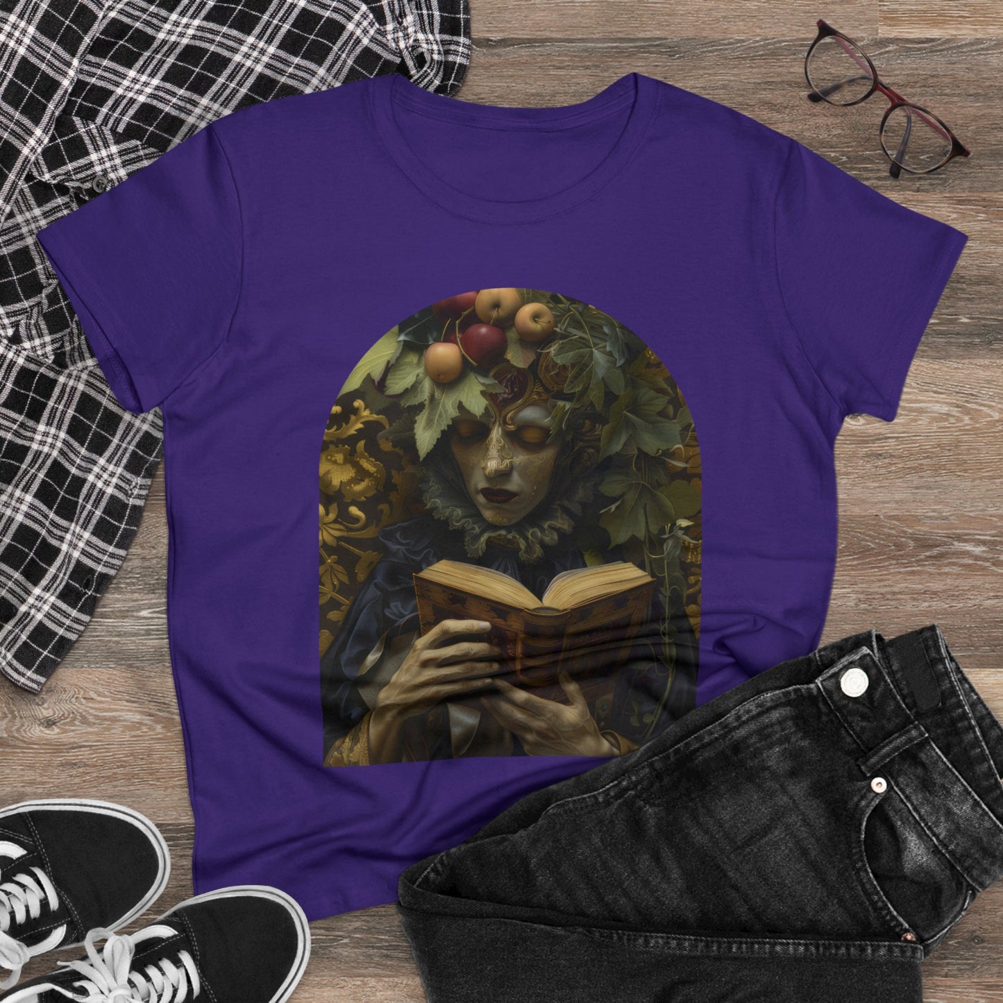 Solemn Reading - Fantasy - Women's Midweight Cotton Tee