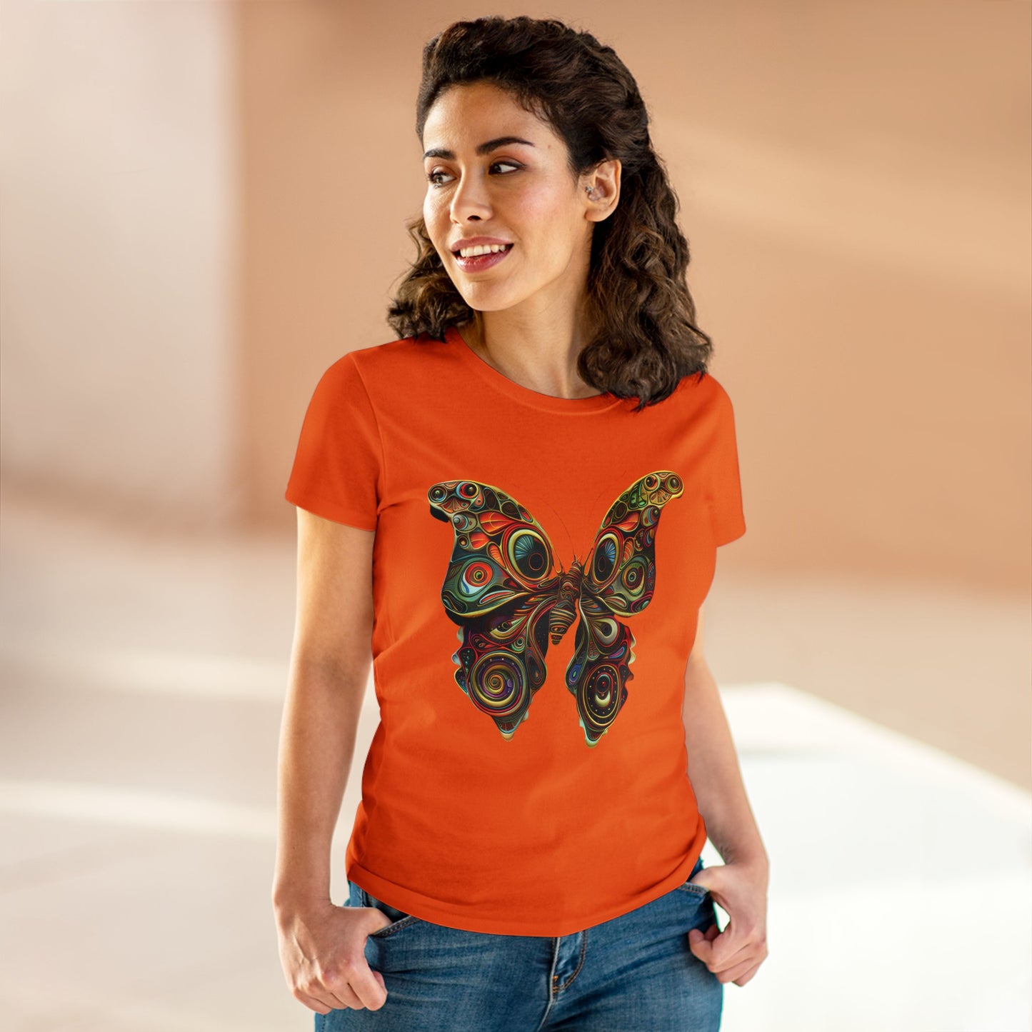 Butterfly - Women's Midweight Cotton Tee