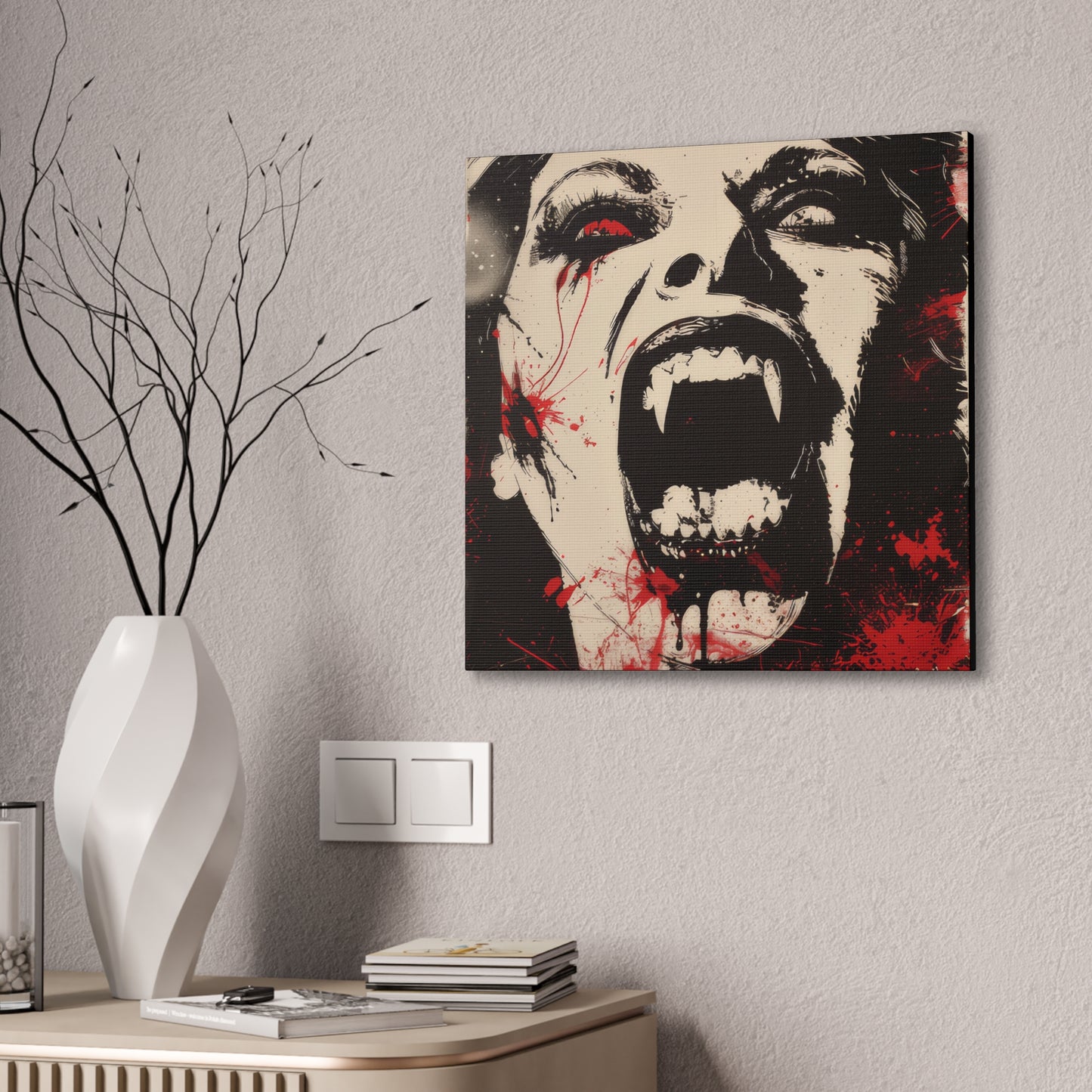 Vampire - Canvas Stretched, 0.75"