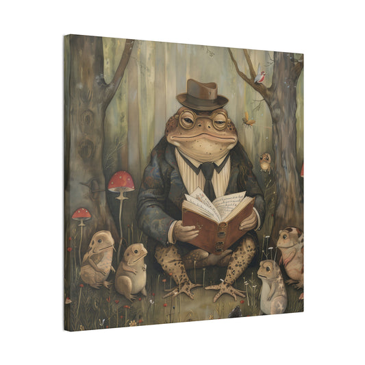 Grandpa Toad - Canvas Stretched, 0.75"