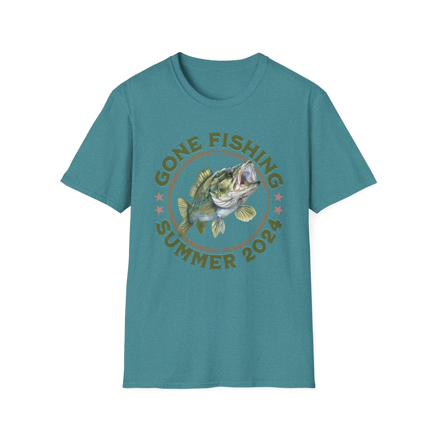 Gone Fishing - Unisex Softstyle T-Shirt