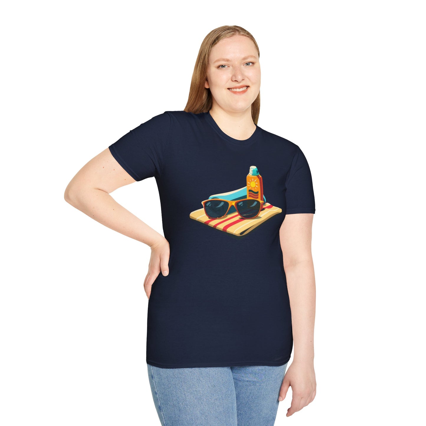 Beach Time! - Unisex Softstyle T-Shirt