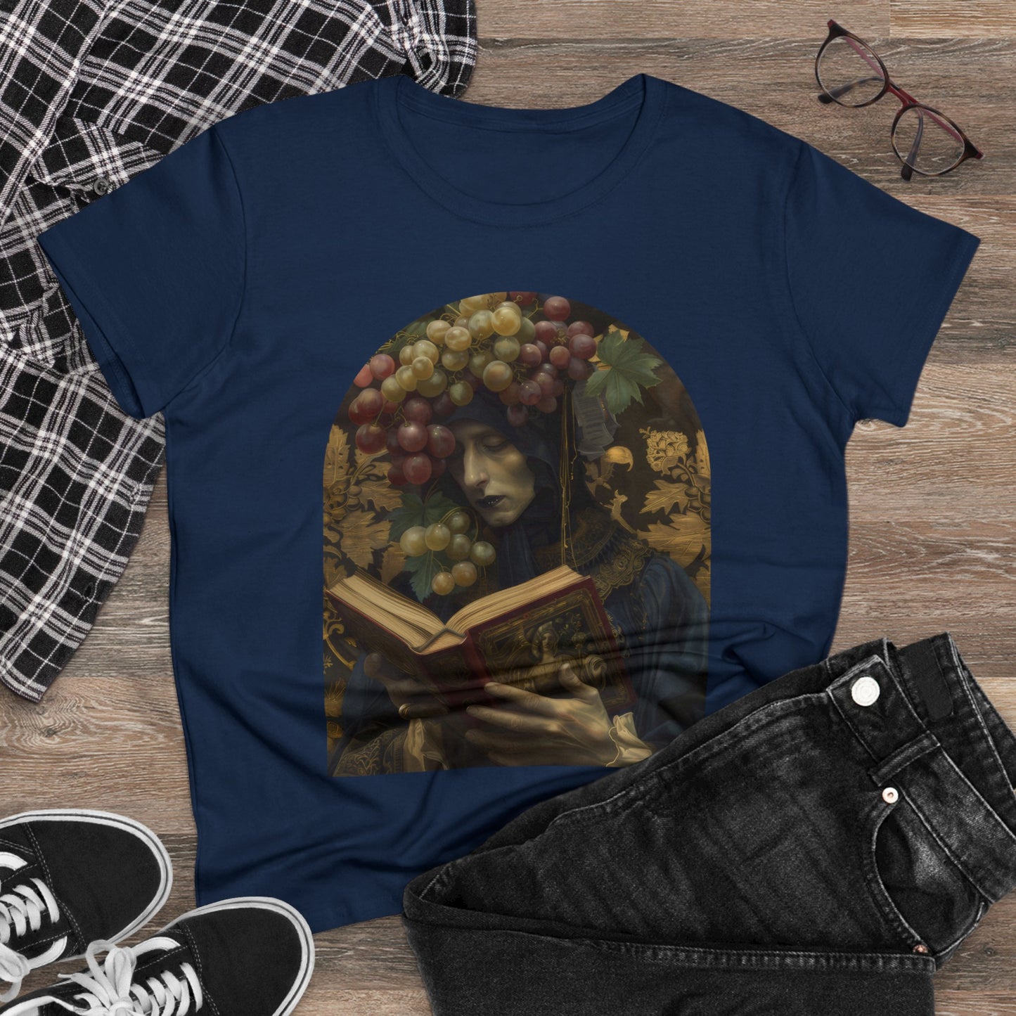 Solemn Reading - Fantasy - Women's Midweight Cotton Tee