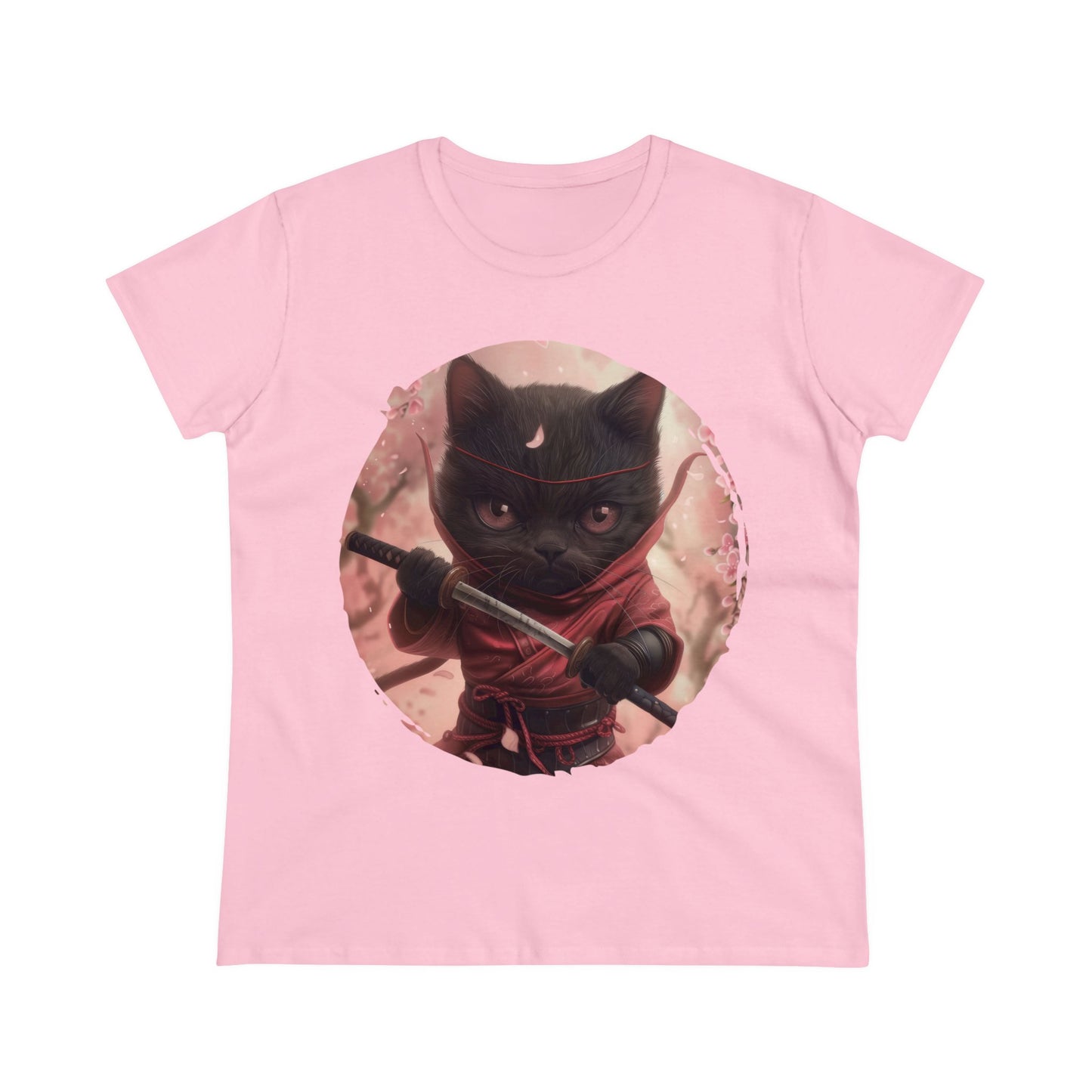 Ninja Kitty - Women's Midweight Cotton Tee