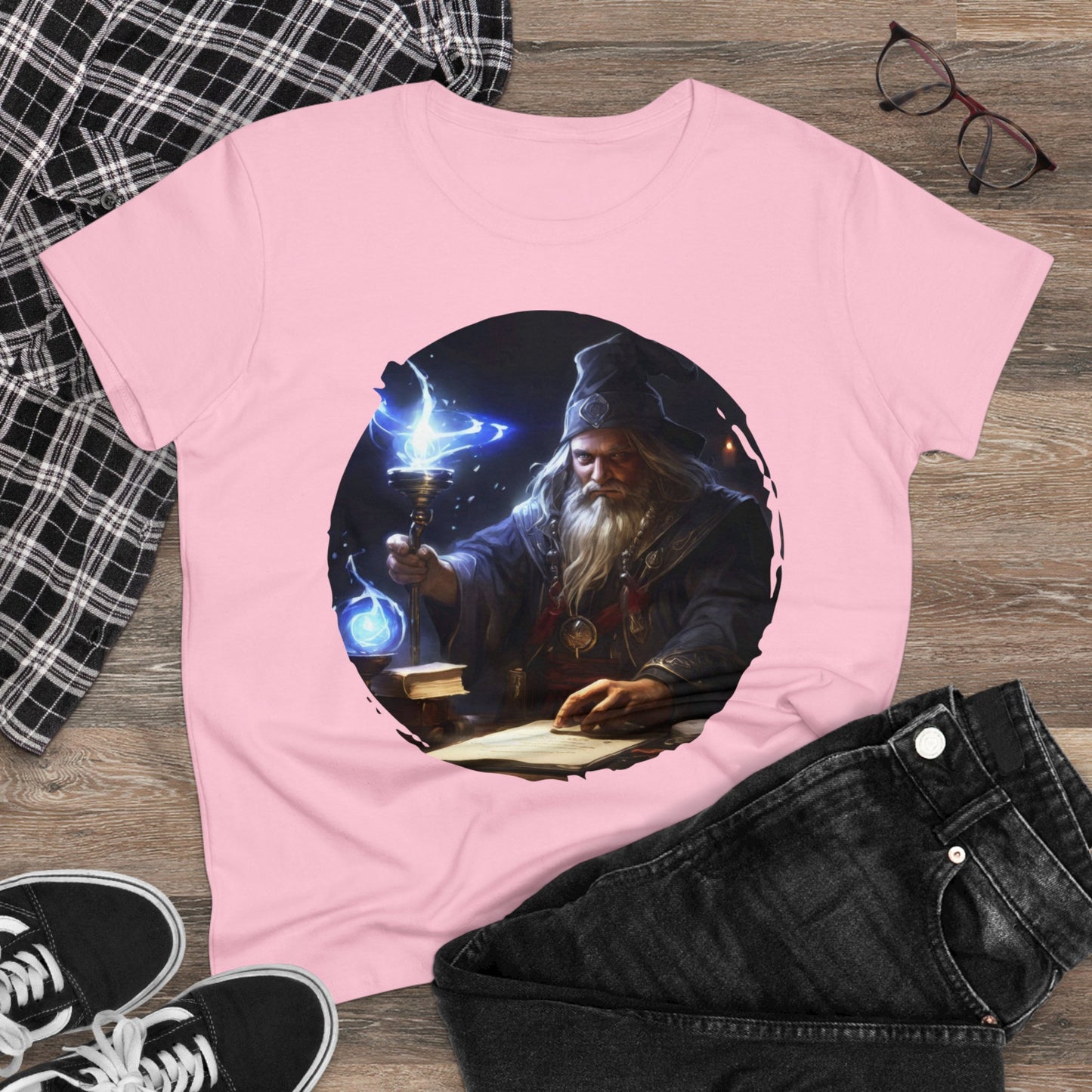 The Mage - Fantasy - Women's Midweight Cotton Tee