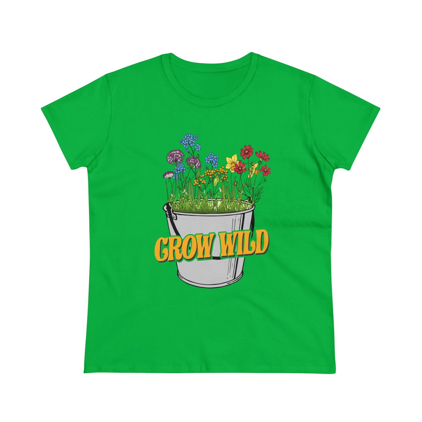 Grow Wild - Gardening - Women's Midweight Cotton Tee