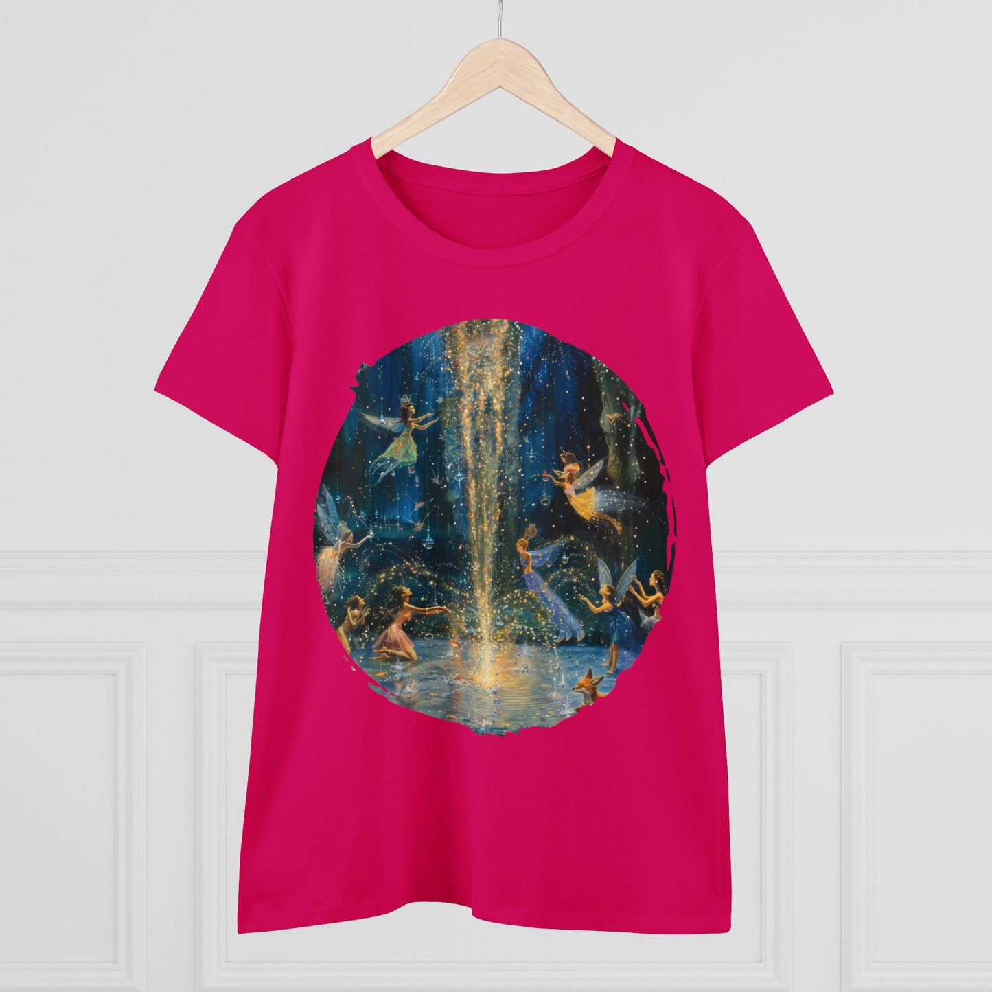 Fairy Celebration - Fantasy - Women's Midweight Cotton Tee