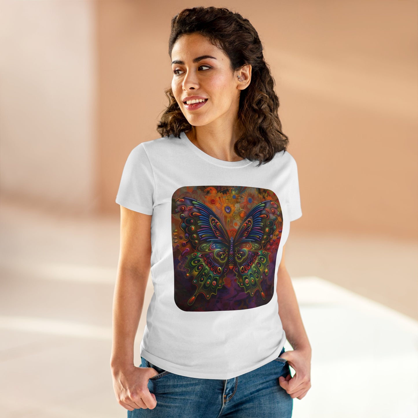 Butterfly - Women's Midweight Cotton Tee