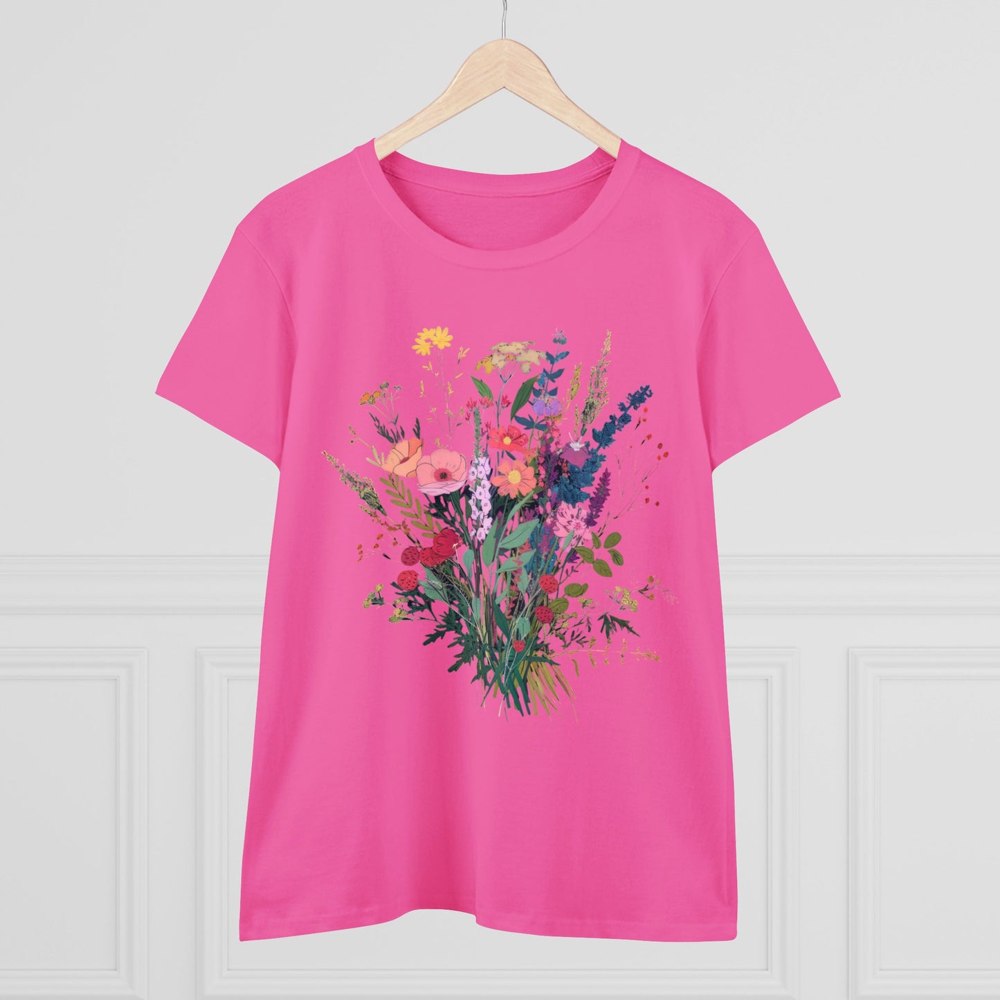 Wildflowers - Women's Midweight Cotton Tee